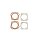 Athena, cylinder head & base gasket set