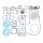 Athena, motor gasket & seal kit. 5-sp Shovel