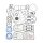 Athena, motor gasket & seal kit. Evo B.T.