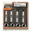 Colony, upper pushrod cover kit. Chrome