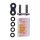RK Chain, 530 ZXW, Replacement XW-Ring rivet