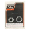 COLONY AXLE NUT KIT. FRONT