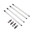 Colony Aluminium einstellbar Stößelstangen Umrüstung Kit für Harley Shovel 66-84
