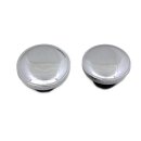 Edelstahl Tankdeckel Set für Harley Modelle 83-95