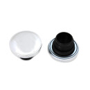 Edelstahl Tankdeckel Set für Harley Modelle 83-95