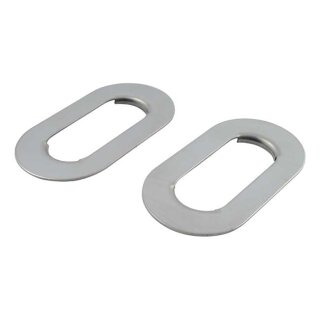 Edelstahl Achsplatten Schwingen Cover für Harley Shovel FXR Sportster 73-03