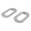 Edelstahl Achsplatten Schwingen Cover für Harley...