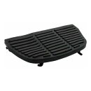 Passenger floorboard pad set. Black