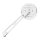 Mini-Round aluminum mirror. Chrome, long stem, L&R