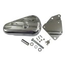 Teardrop Toolbox chrom für Harley Evo Softail...