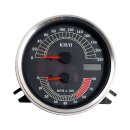 FL speedo/tachometer, 00-03 face, black. Electronic drive