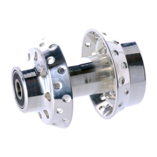 FRONT WHEEL HUB, POLISHED