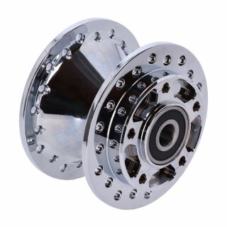 Vorderrad Nabe Singleflansch Chrom für Harley XL Sportster FXD Dyna 00-07