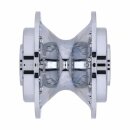 Vorderrad Nabe Singleflansch Chrom für Harley XL Sportster FXD Dyna 00-07