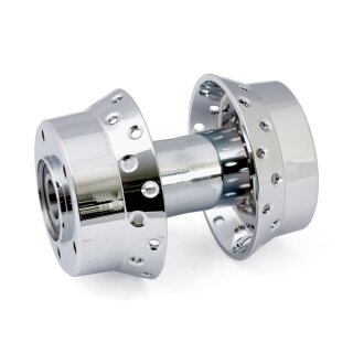 FRONT WHEEL HUB, CHROME