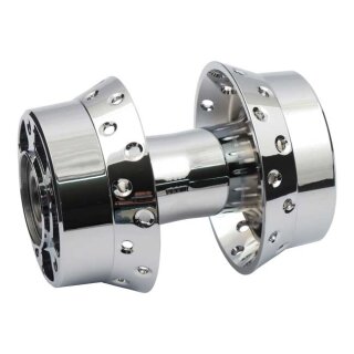 FRONT WHEEL HUB, CHROME