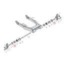 OEM Style Ersatz Äußerer Schwingen Gummihalterung für Harley FXR Touring 86-08