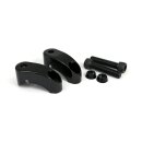 Blinkerhalter schwarz für 39mm Gabeln der für...