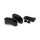 Blinkerhalter schwarz für 39mm Gabeln der für Harley Dyna Sportster und FXR