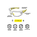 Mechanix Type-X safety glasses clear Lens