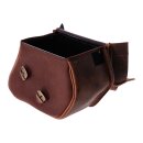 Longride, waxed cotton saddlebags. Brown