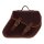 Longride, waxed cotton saddlebags. Brown