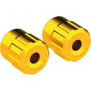 Club-Style Crash Bar Replacement Aluminium Sliders Gloss...