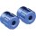 Club-Style Crash Bar Replacement Aluminium Sliders Gloss Blue Anodized