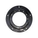 Porthole Derby Cover 5-hole Gloss Black