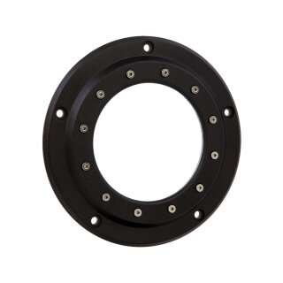 Porthole Derby Cover 5-hole Textured Black