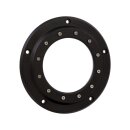 Porthole Derby Cover 5-hole Textured Black