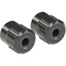 Club-Style Crash Bar Replacement Aluminium Sliders Gloss...