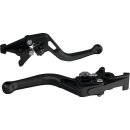 Bow, Short Lever Black Adjuster Black Satin Clutch Side