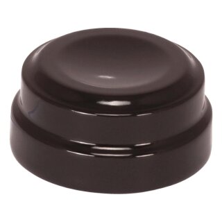 Smooth Shock Absorber Nut Cover Satin Black Powder Coated
