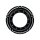 Porthole Derby Cover 5-hole Bi-Color Gloss Black