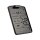 Framed License Base Plate with License Plate Light Swiss Size 180 x 140mm Gloss Black