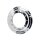 Porthole Derby Cover 5-hole Aluminium Polished