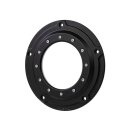Porthole Derby Cover 5-hole Black Satin