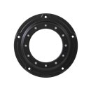 Porthole Derby Cover 5-hole Black Satin