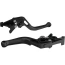 Bow, Short Lever Black Adjuster Black Satin Clutch Side