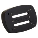 Center Mount Licence Plate Mounting Adapter for Softail M8 Matte Black Powder Coated