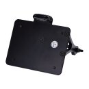 Cult-Werk, side mount license plate bracket 3-1 LED, black.