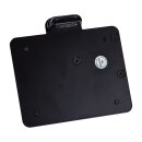 Cult-Werk, side mount license plate bracket 3-1 LED, black.