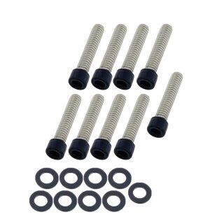 Screws4bikes Cam Cover Schrauben Kit schwarz Matt für Harley M8