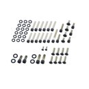 Screws4bikes Edelstahl Motorschrauben Kit schwarz matt...