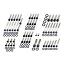 Screws4bikes Edelstahl Motorschrauben Kit schwarz matt...