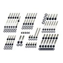 Screws4bikes Edelstahl Motorschrauben Kit schwarz matt...