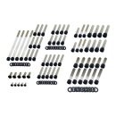 Screws4bikes Edelstahl Motorschrauben Kit schwarz matt...