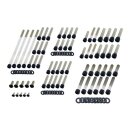 Screws4bikes Edelstahl Motorschrauben Kit schwarz matt...