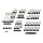 Screws4bikes black engine bolt kit Softail 19-23